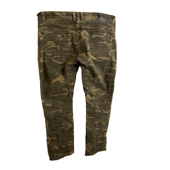 XRAY Jeans Men's Size 34 x 30 Green Camo Skinny Jeans School Cotton Stretch Hunt - Picture 7 of 12